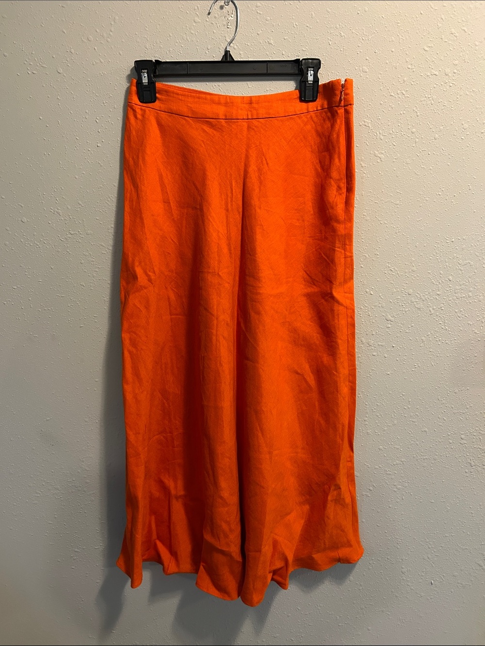 Boden Linen Maxi Skirt Orange